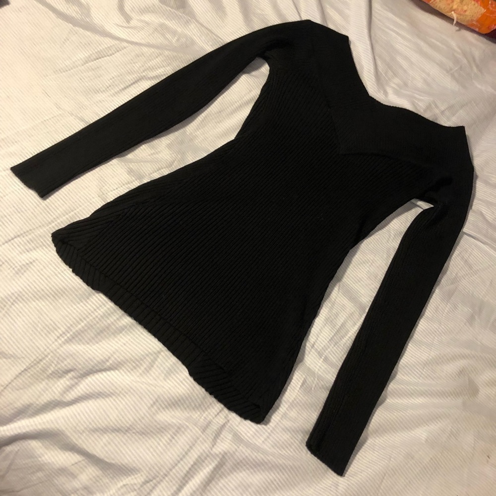 Off Shoulder Vneck sweater
